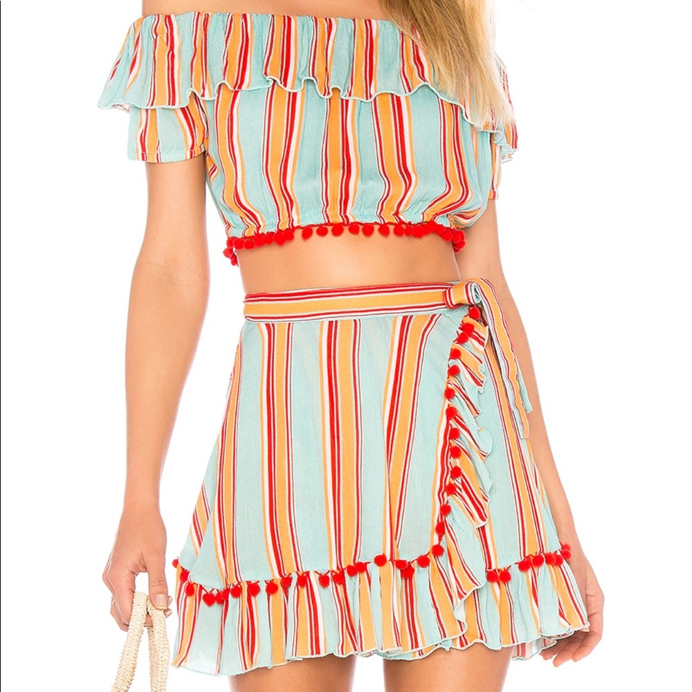 Lovers + Friends Alicia too and skirt